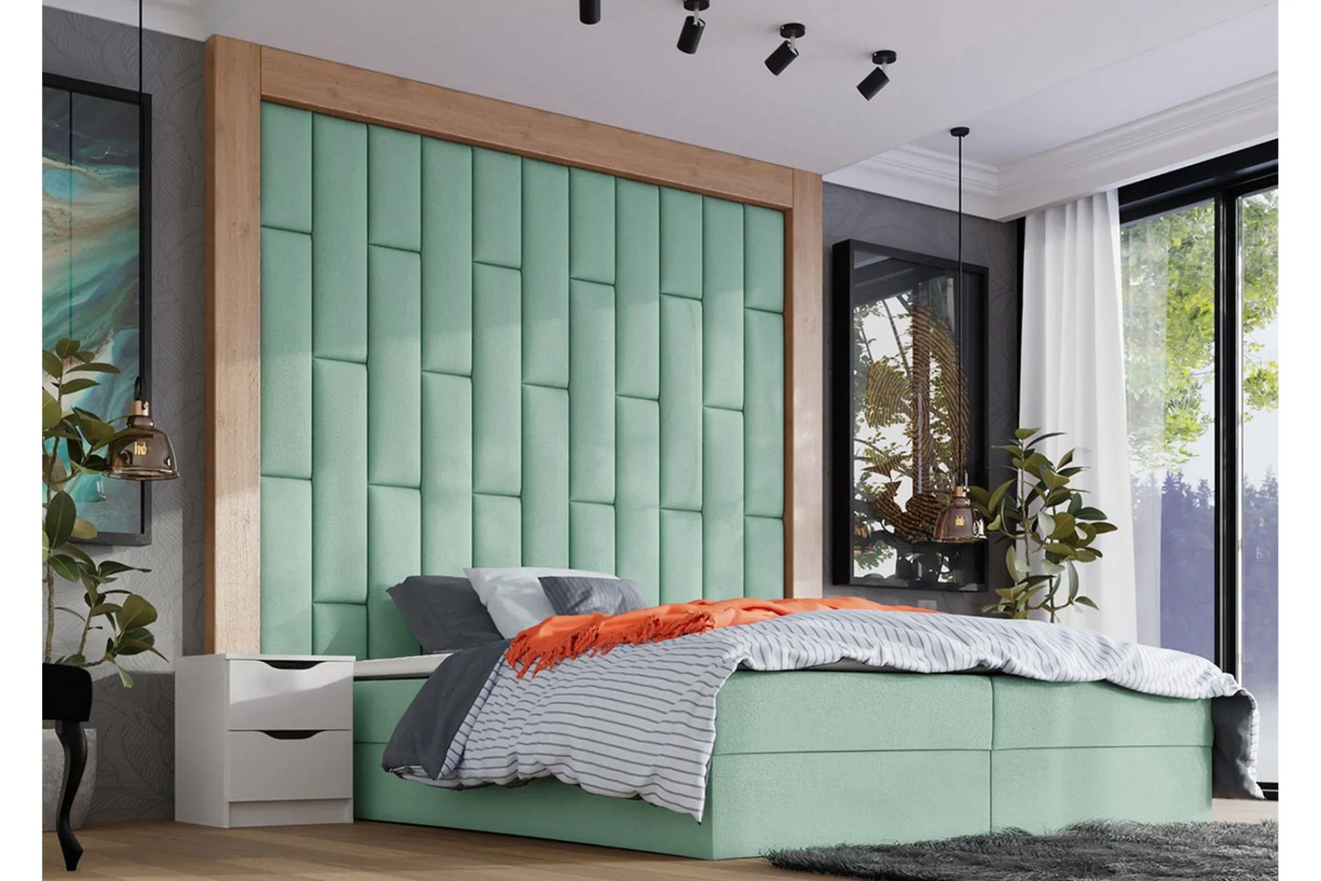 Gulv, Vegg & Tak|Malefarge-Zaratuz Väggpanel 20x80 cm Light green Lysegrønn