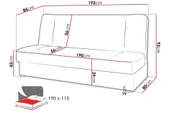 Zelka Sovesofa 2-Seter