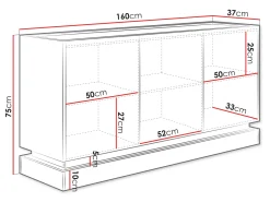 Zelric Skjenk 160x37 cm