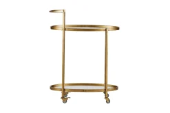 Barmøbler-Zemuly Rullevogn 67 cm Antikk messing