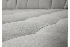 Velour Sofa & Fløyel Sofa|U-Sofa-Zumar Sofa med Sjeselong og Divan 4-seter Mørkegrå,Svart
